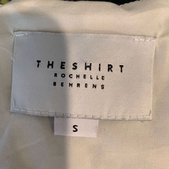 Rochelle Behrens The Shirt Blue Stephanie Dress Size S - Picture 7 of 9